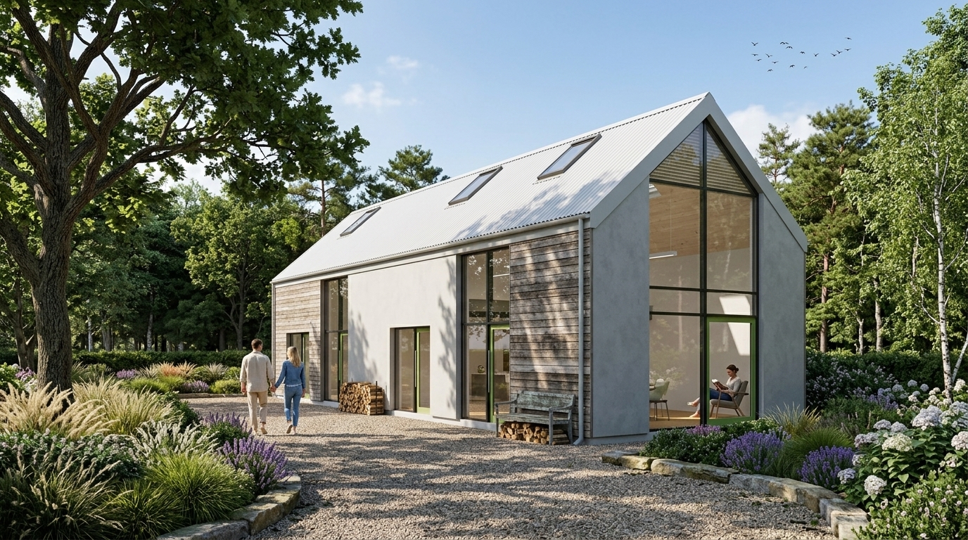 Woodland Retreat Design Inspired by Traditional Agriculture